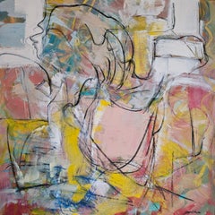 "Emilys Geburtstagsparty", Gemälde, Acryl auf Leinwand