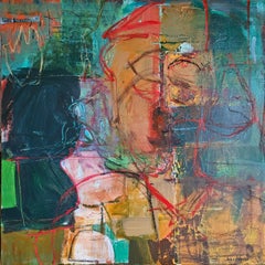 "Lose Enden", Malerei, Acryl auf Leinwand