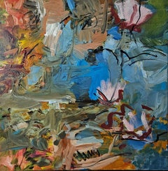 Stream Edge, Malerei, Acryl auf Leinwand
