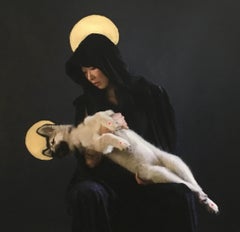 "La Pieta, " 2018 unique artwork by June Kim