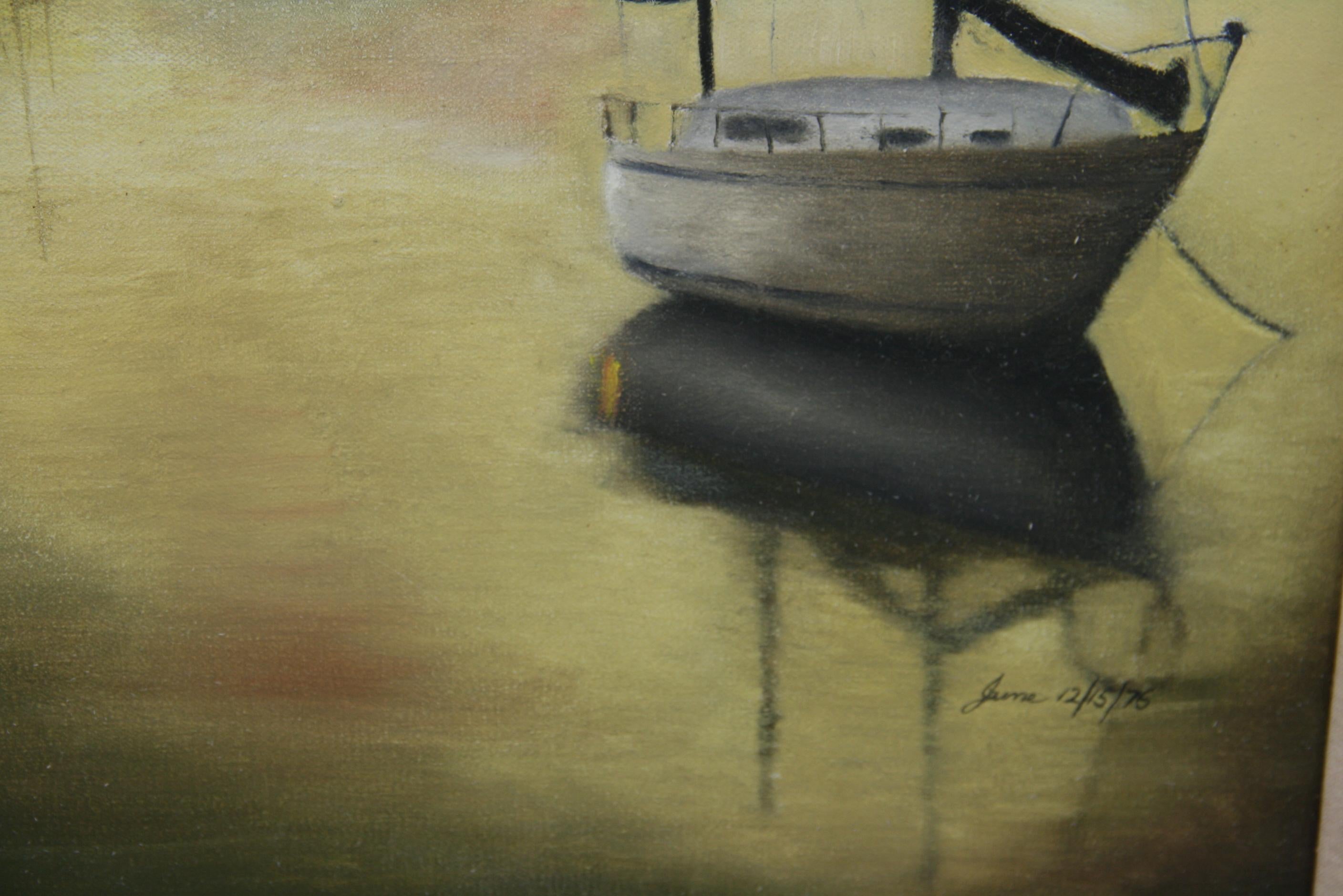  Sailboats into Misty Sunset 1975 For Sale 2
