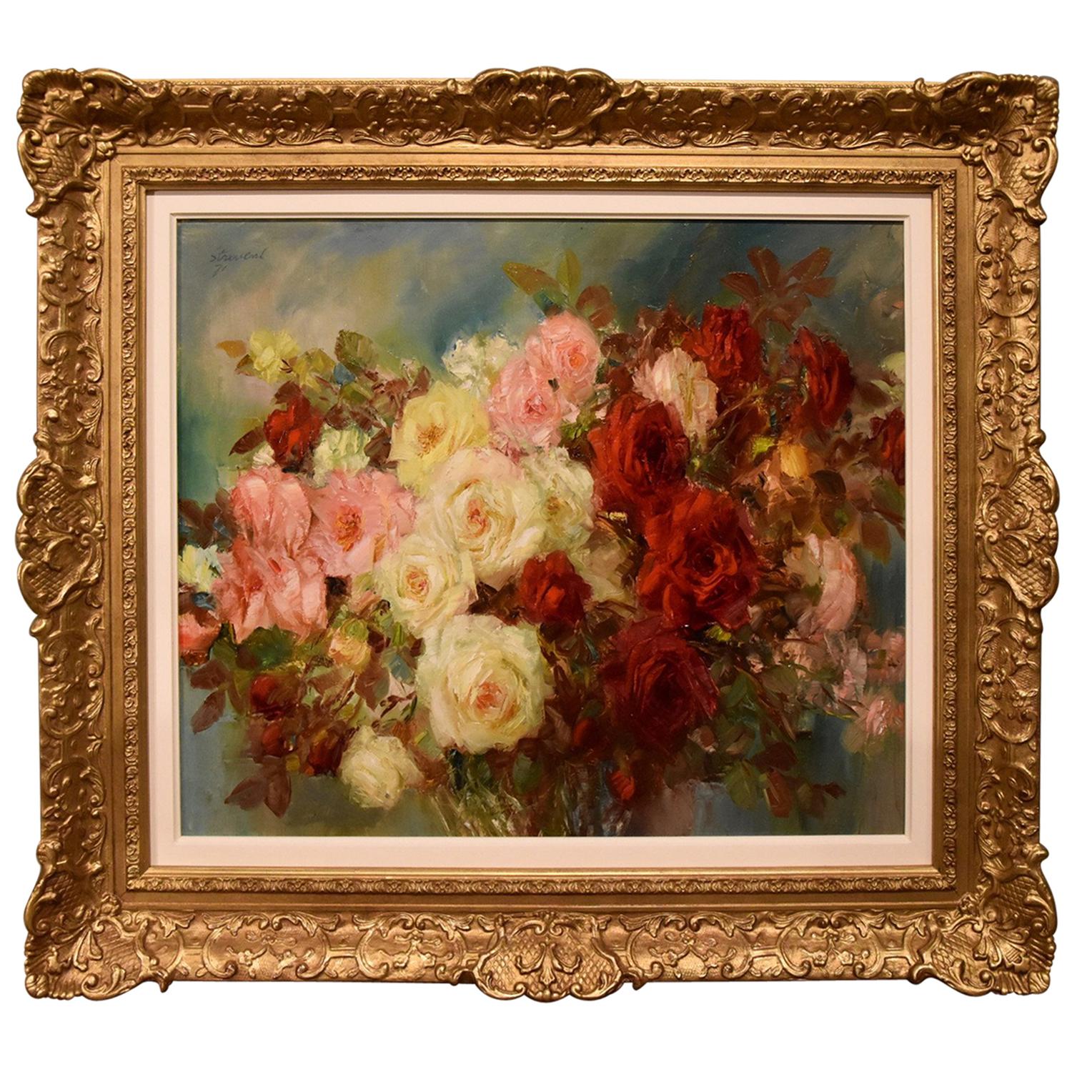 "June Roses" by John Strevens For Sale