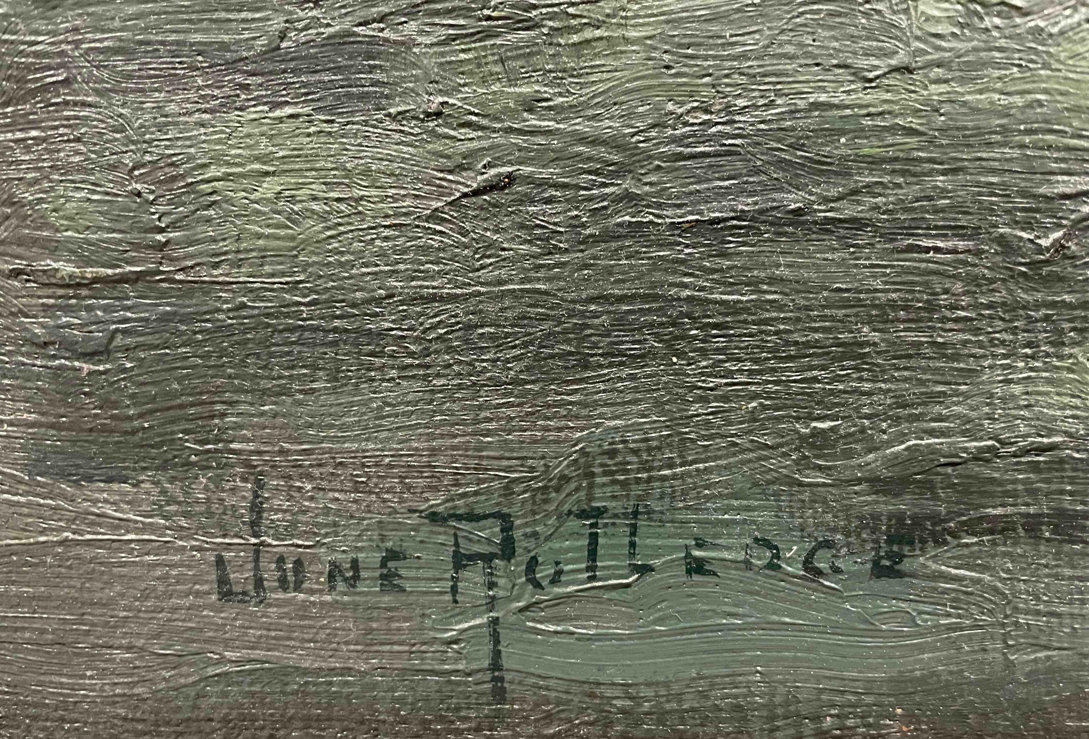 Atmosférico paisaje de verano de la artista June Rutledge, ca. 1925 en venta 1