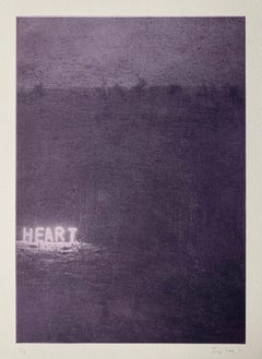 Heart (Purple), 2021 - Jung Lee, Neon, Text, Installation, Symbole, Artwork