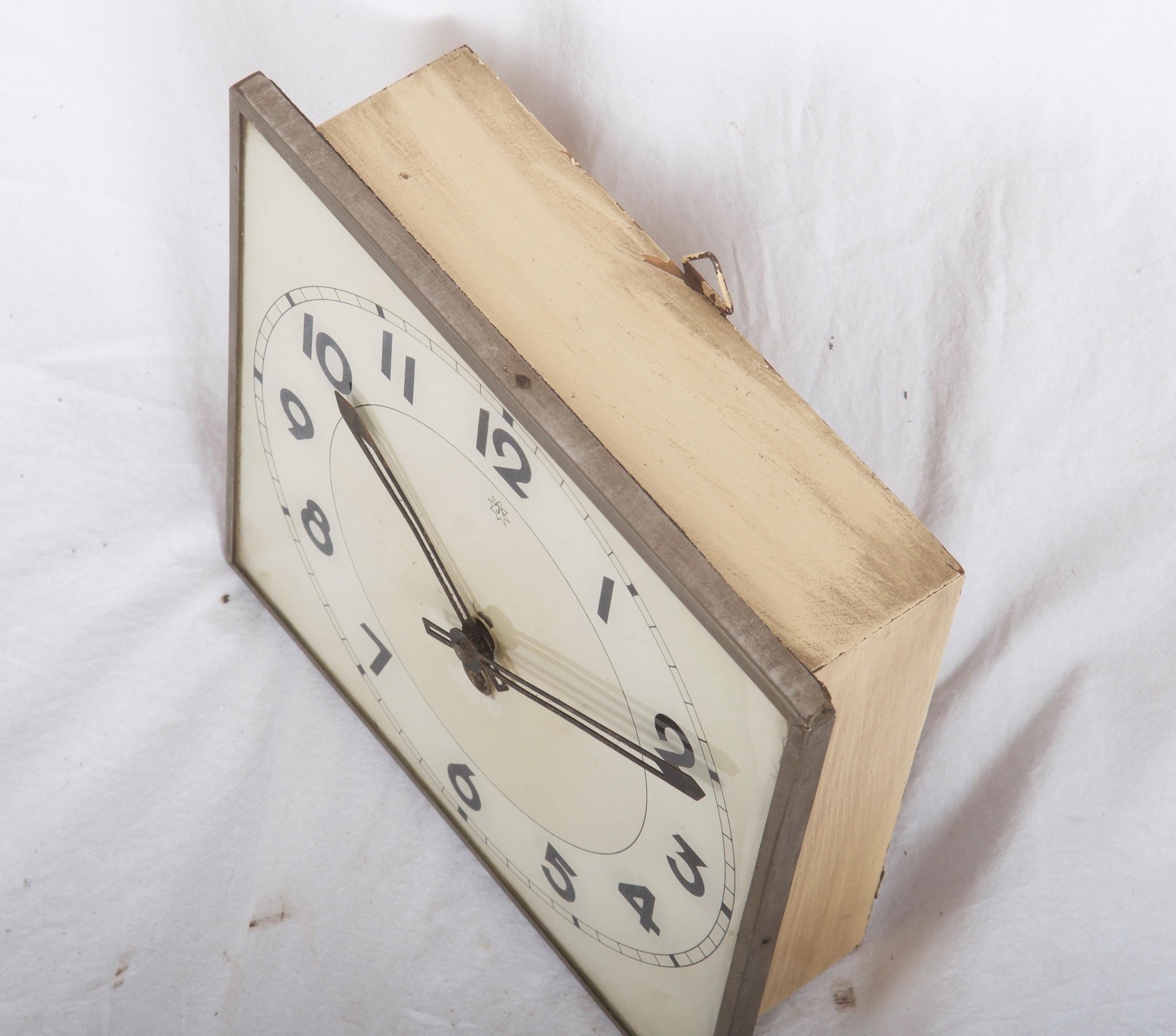 Junghans Art Deco Wall Clock at 1stDibs