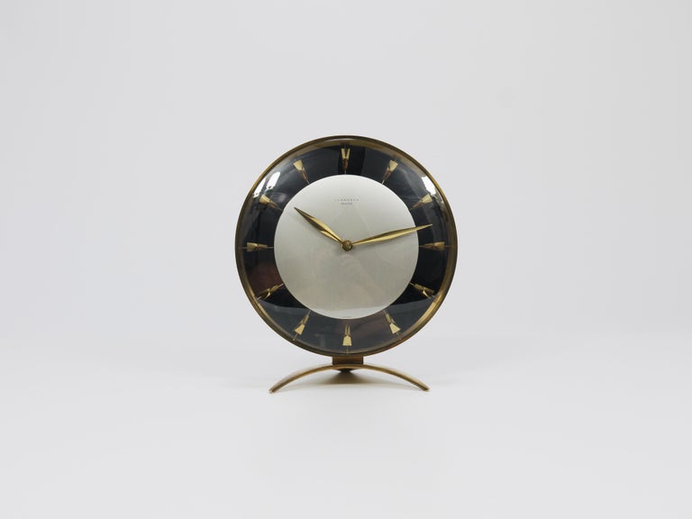 Reloj de sobremesa o escritorio Junghans Meister de latón de