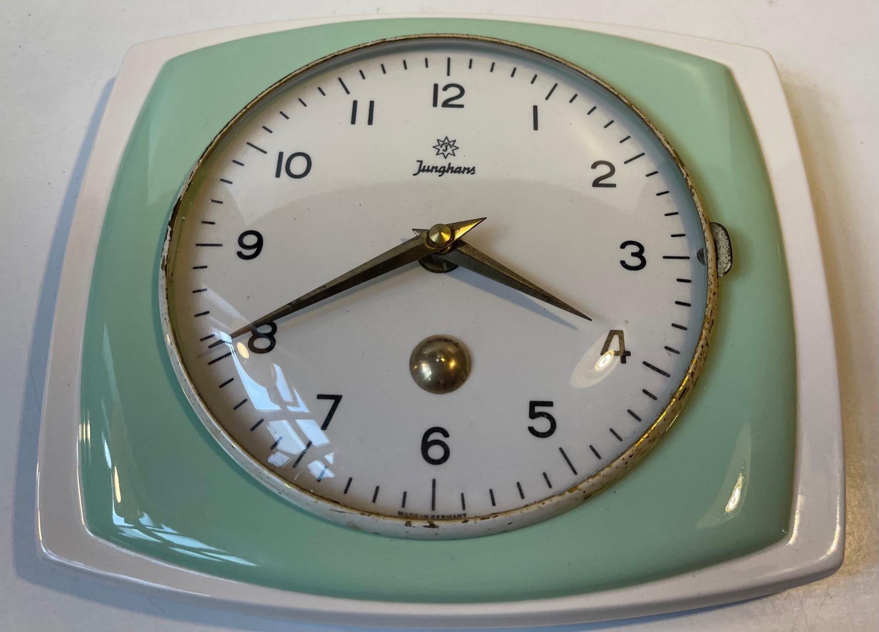 green wall clocks