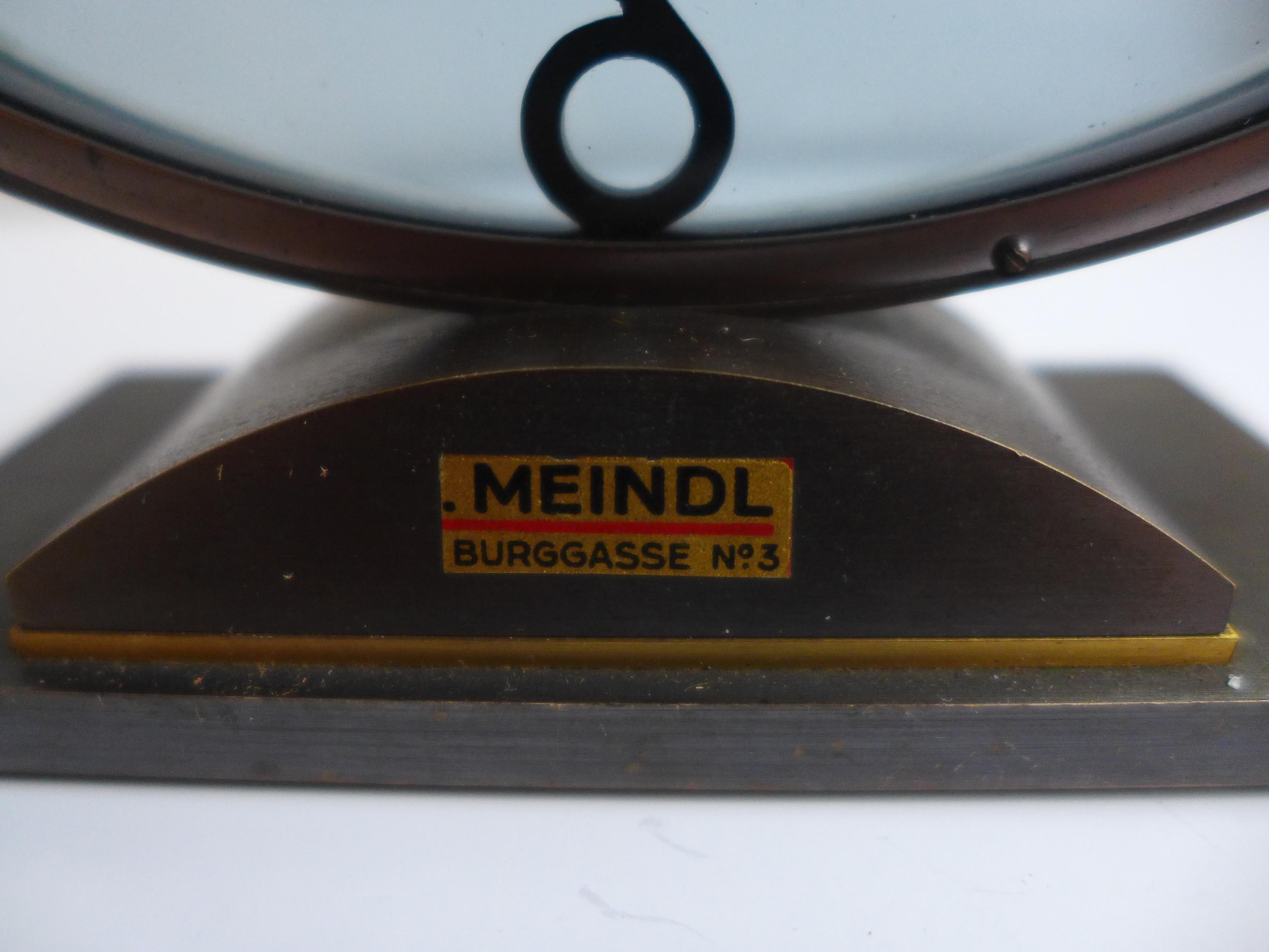 Austrian Junghans Table-Clock designed by Heinrich Moller 1930 For Sale