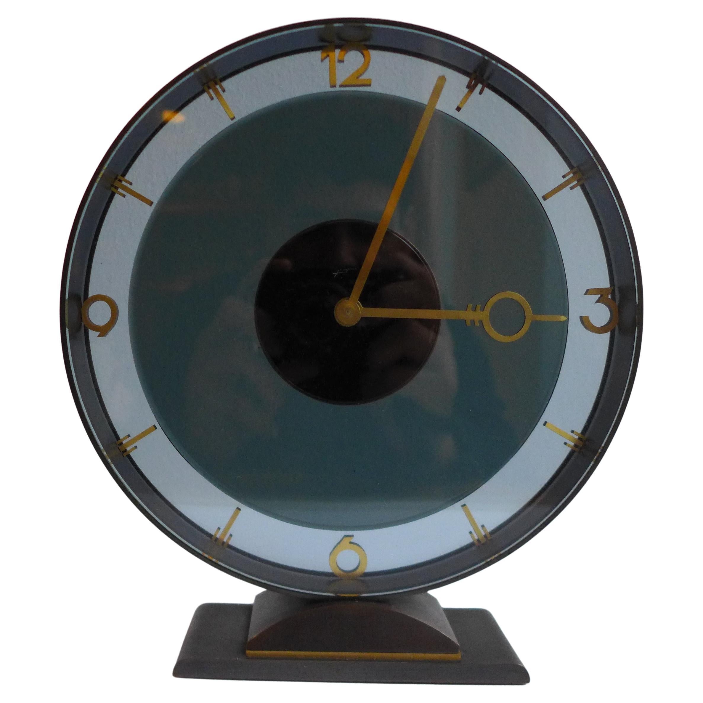 Junghans Table-Clock designed by Heinrich Moller 1930 For Sale