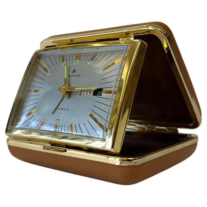 Junghans, travel alarm clock, 1950 In Good Condition For Sale In Wien, AT