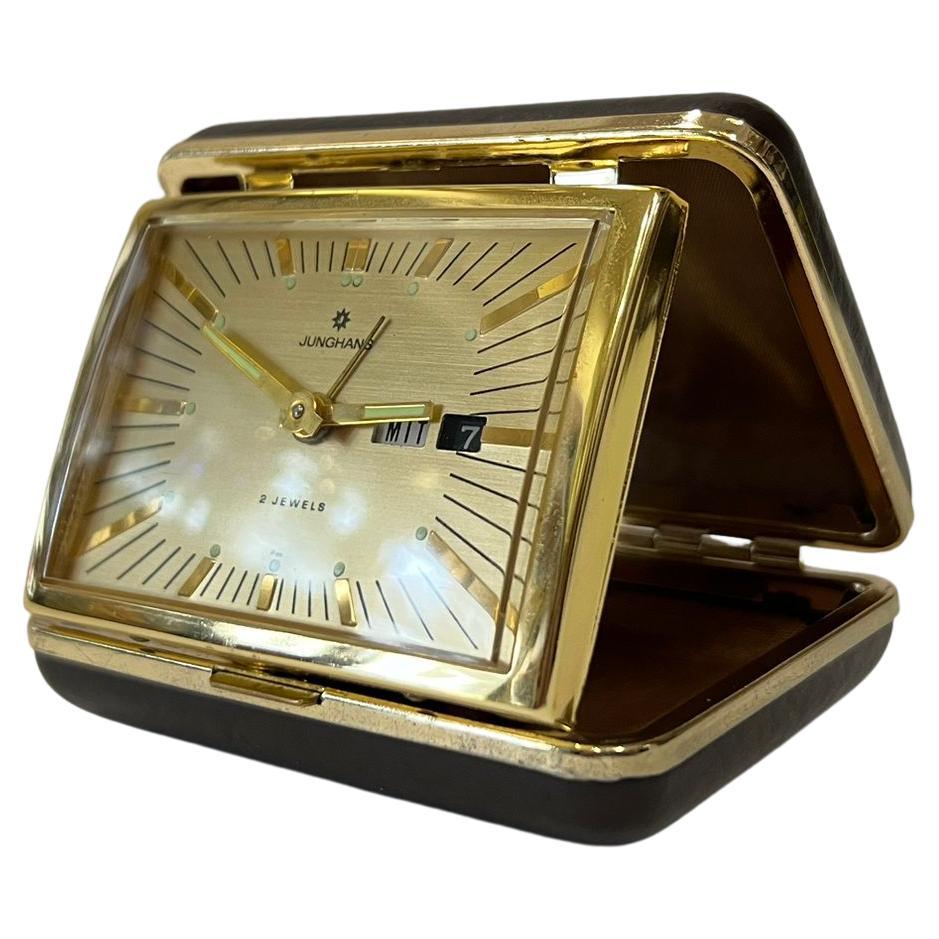 Junghans travel alarm clock, 1950 For Sale