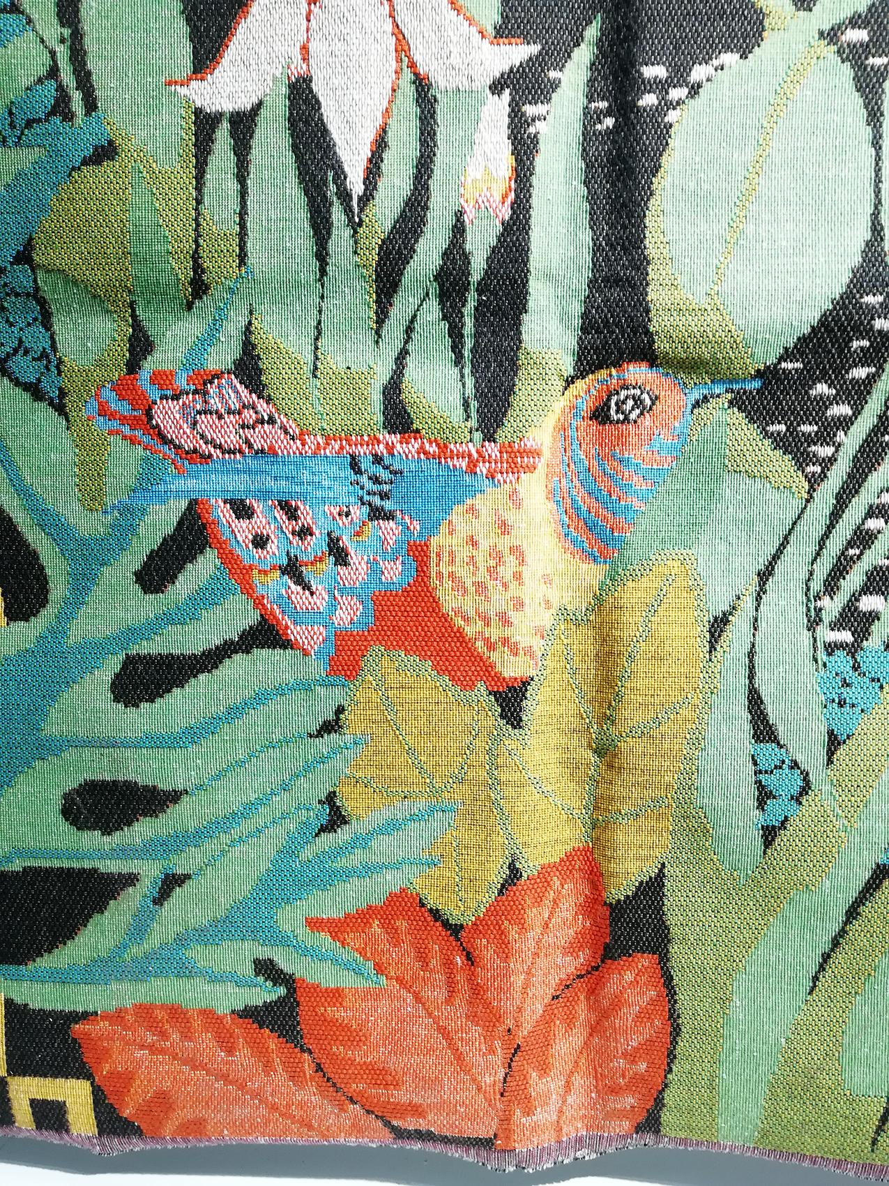 Art Deco “Jungle aux oiseaux” Signed by Anne Leurent