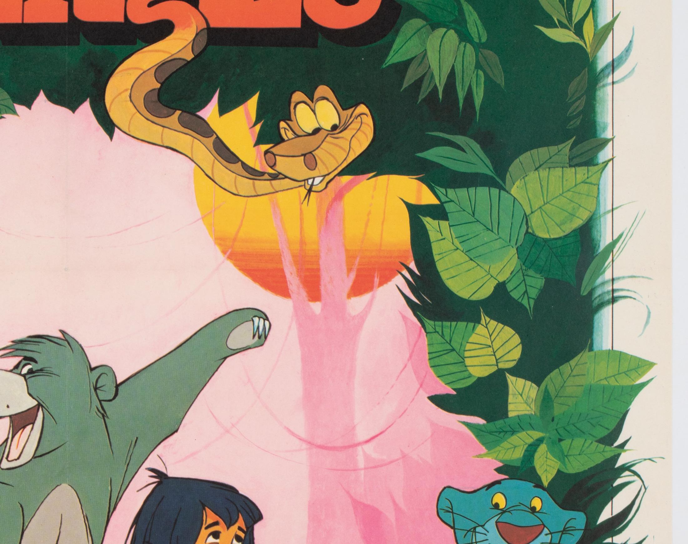 20ième siècle Affiche d'origine du film français Jungle Book ( Livre Jungle Book), 1968 en vente