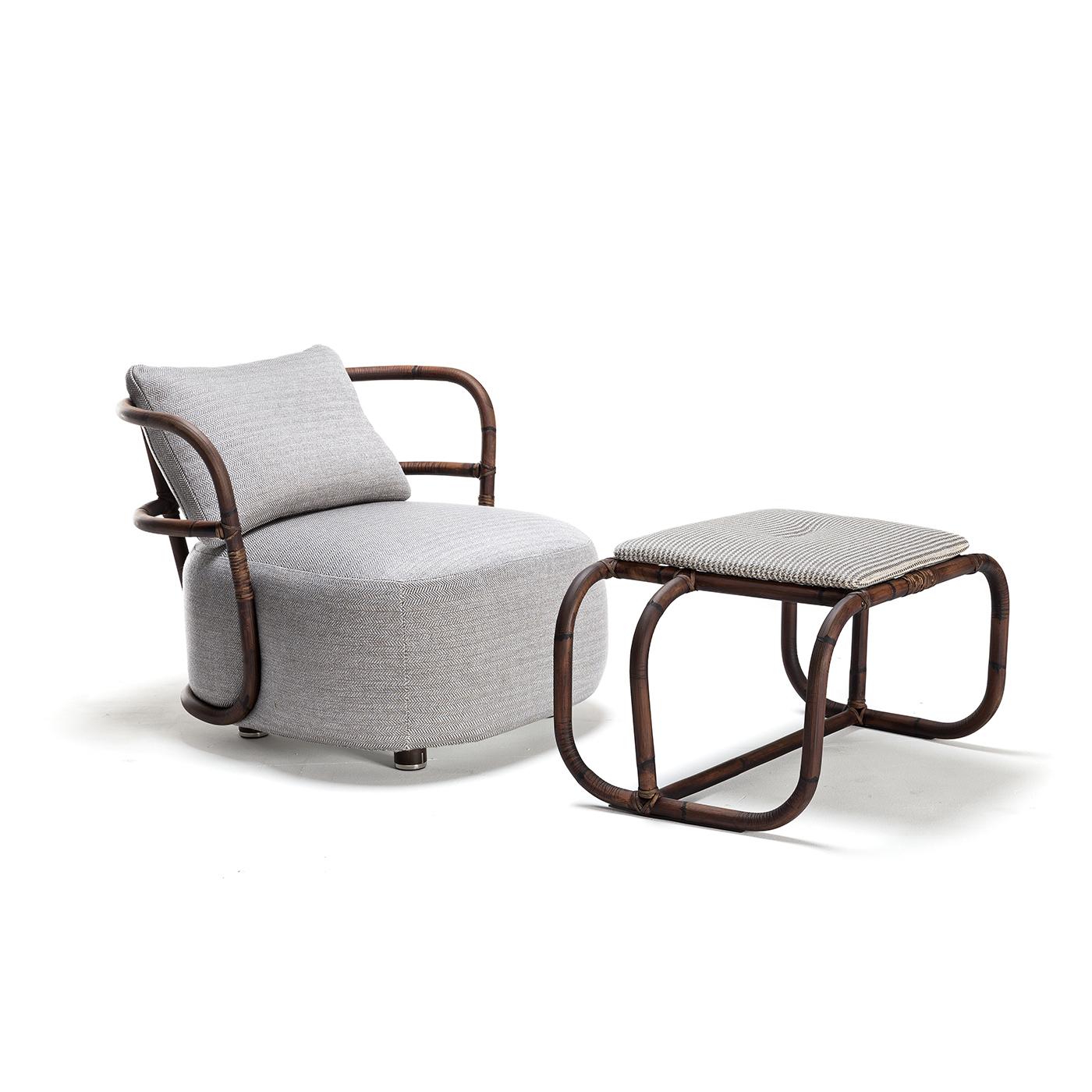 XXIe siècle et contemporain Fauteuil d'extérieur Jungle Slim Low de Massimo Castagna en vente