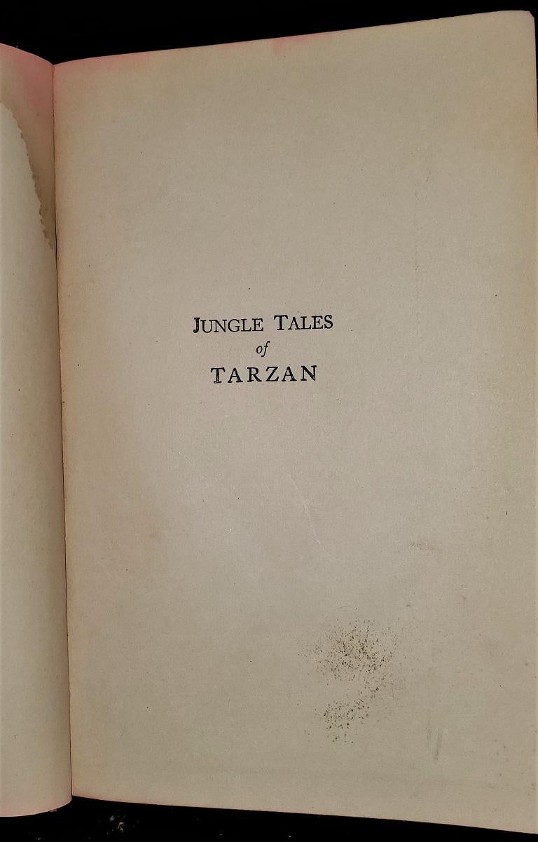 Romantic Jungle Tales of Tarzan First Edition For Sale