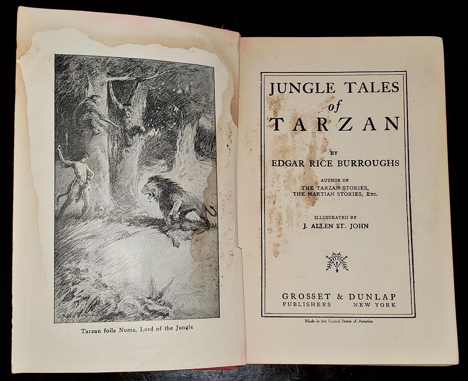 American Jungle Tales of Tarzan First Edition For Sale