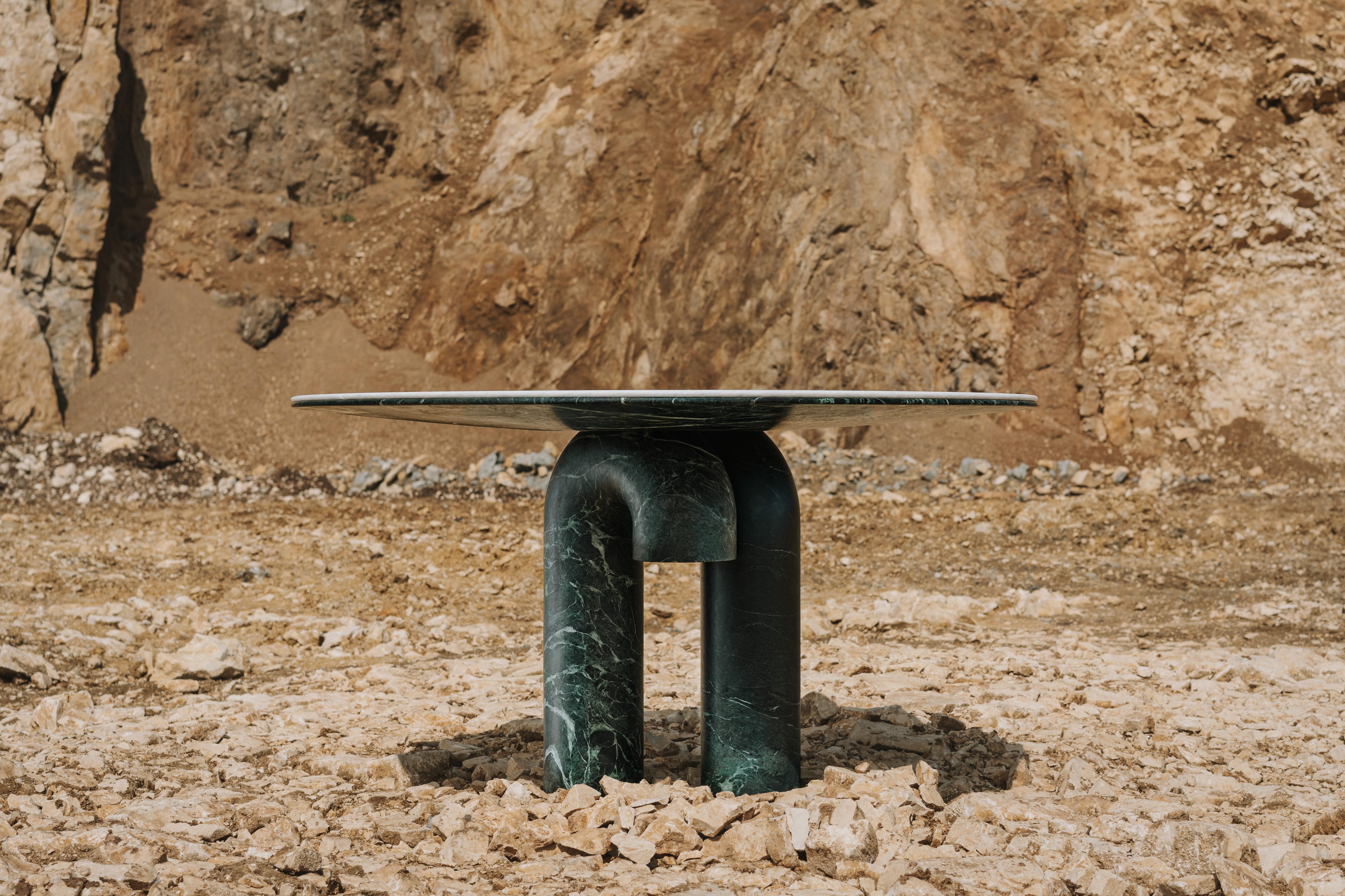 Marble Juni Dining Table by Serafini For Sale