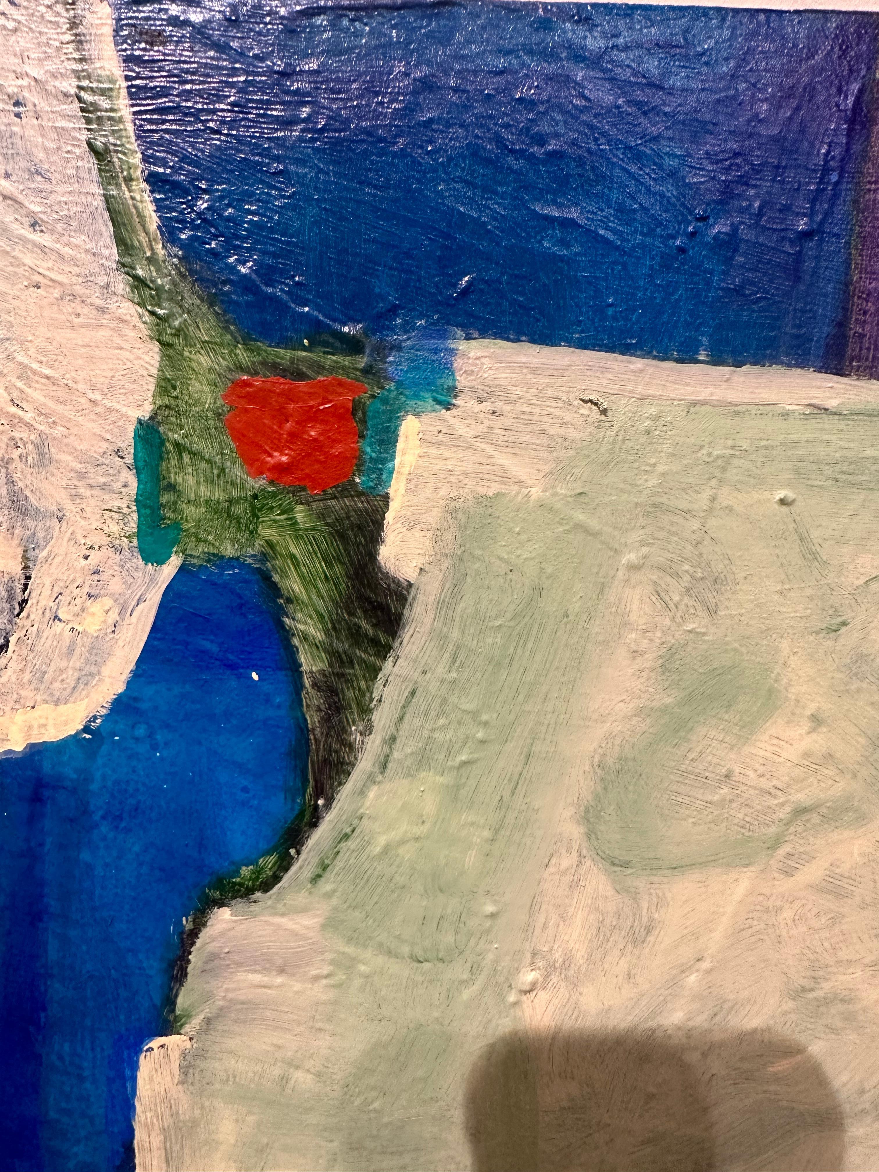 Untitled contemporary oil acrylic joyful abstractions true colorist Cape Ann For Sale 1