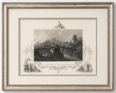 Juniata Alleghany Mountains - Antique Engraving, Pennsylvania View, ca.1830