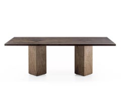 Junior B Solid Wood Dining Table, Designed by Authentic Design, Made in Italy