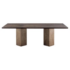 Junior B Solid Wood Dining Table, Designed by Authentic Design, Made in Italy 