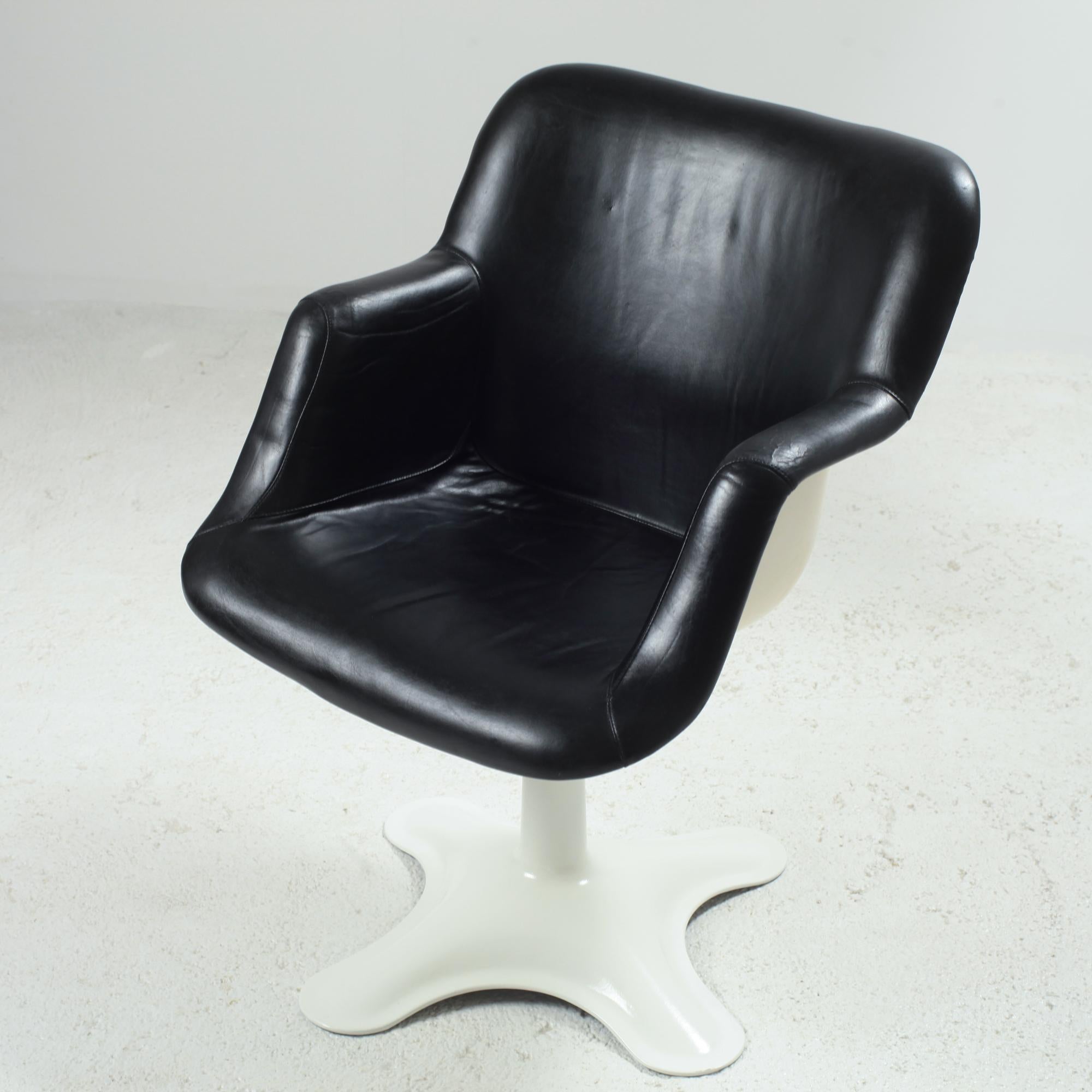 Junior-Drehstuhl von Yrjö Kukkapuro für Haimi, Finnland, 1960er Jahre im Angebot 3