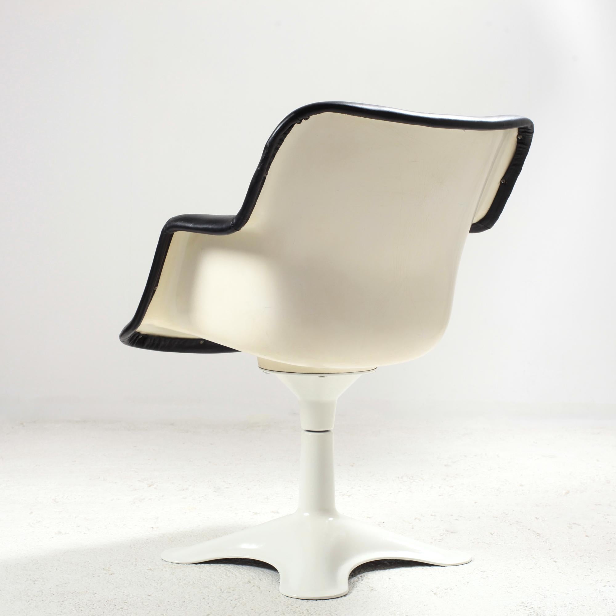 Junior-Drehstuhl von Yrjö Kukkapuro für Haimi, Finnland, 1960er Jahre im Zustand „Gut“ im Angebot in Saint  Ouen, FR