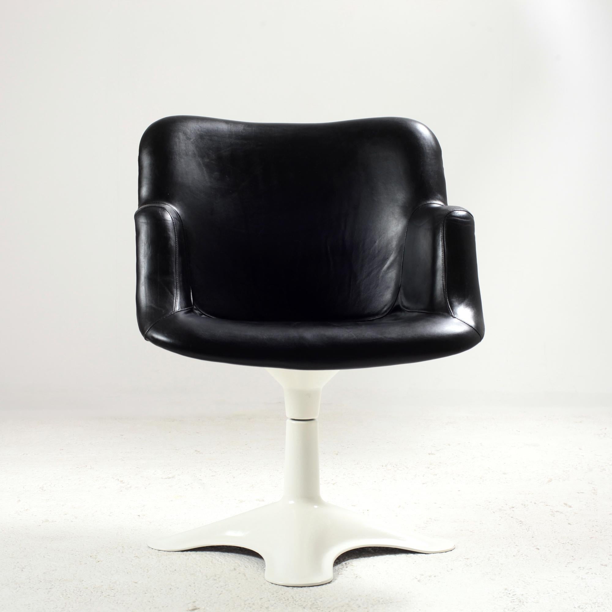 Junior-Drehstuhl von Yrjö Kukkapuro für Haimi, Finnland, 1960er Jahre im Angebot 1