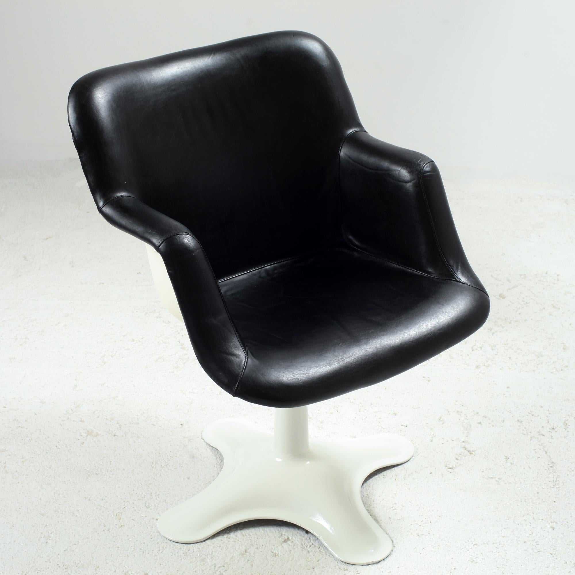 Junior-Drehstuhl von Yrjö Kukkapuro für Haimi, Finnland, 1960er Jahre im Angebot 2