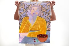 "Life is a Bowl Full of Cherries" Abstract Figure Painting