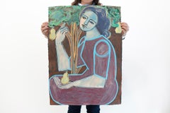 "Shake the Pear Tree" Abstract Figural Painting