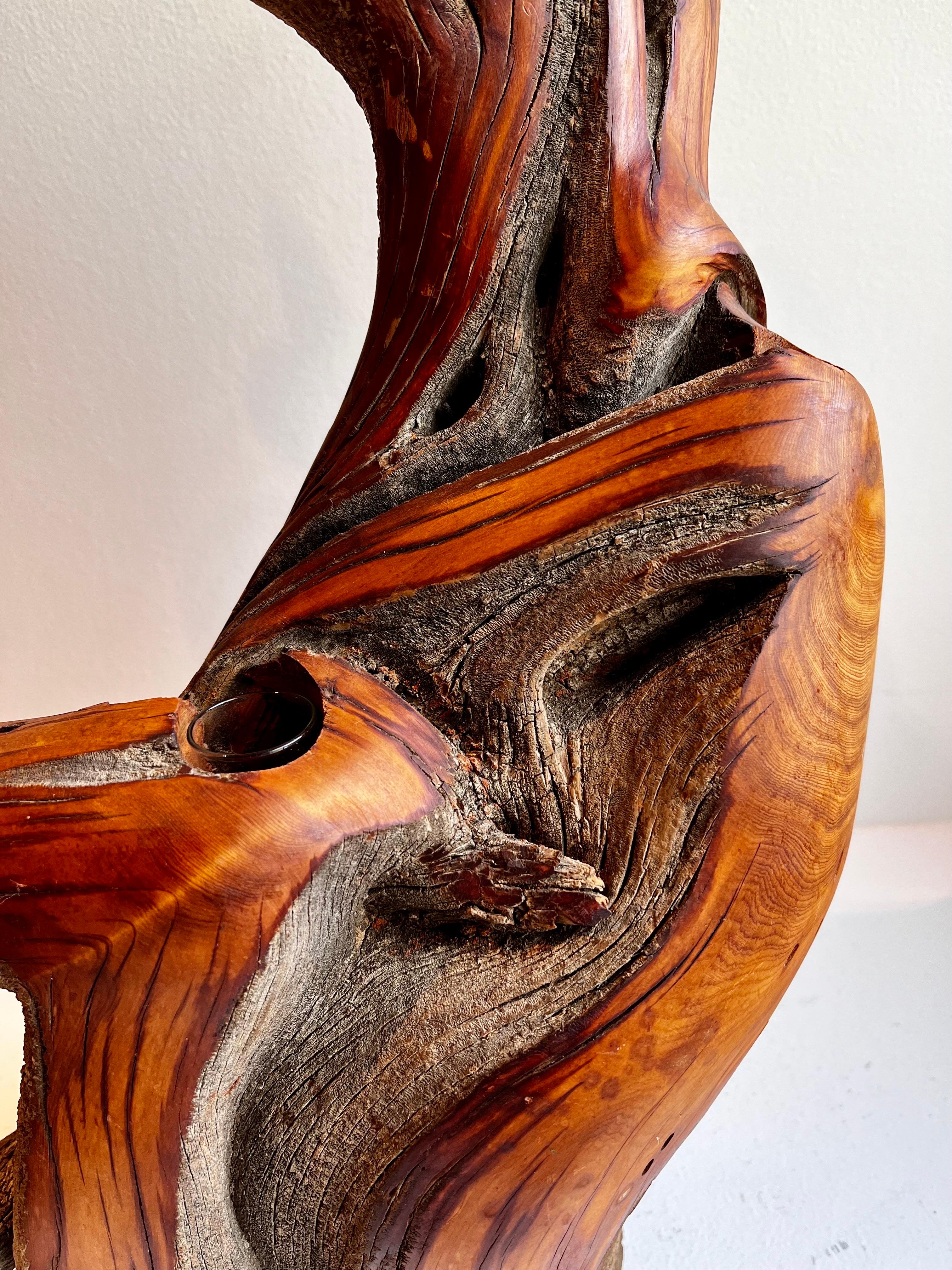 Vaso per boccioli in Wood Juniper in vendita 8