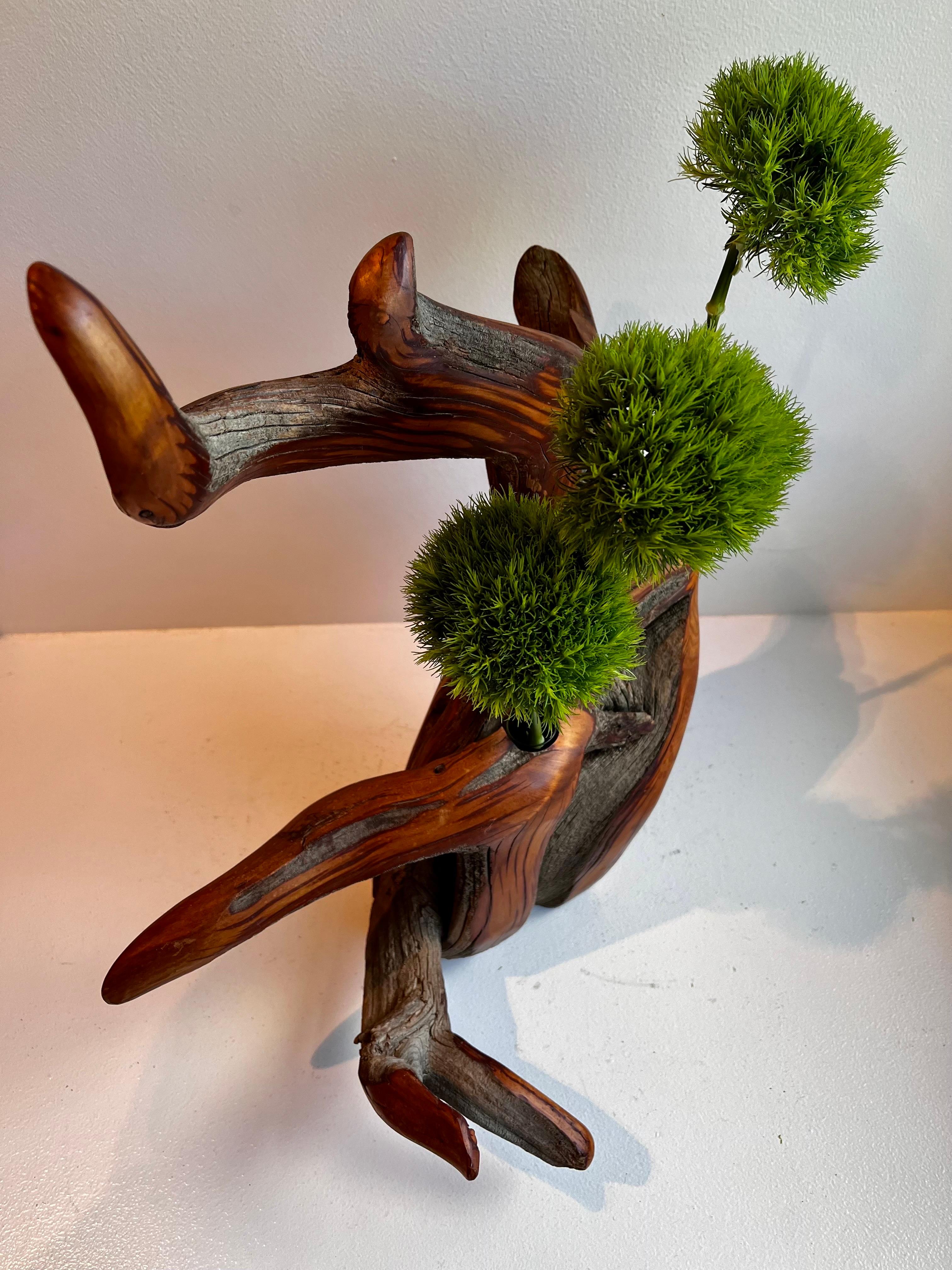 XXI secolo e contemporaneo Vaso per boccioli in Wood Juniper in vendita