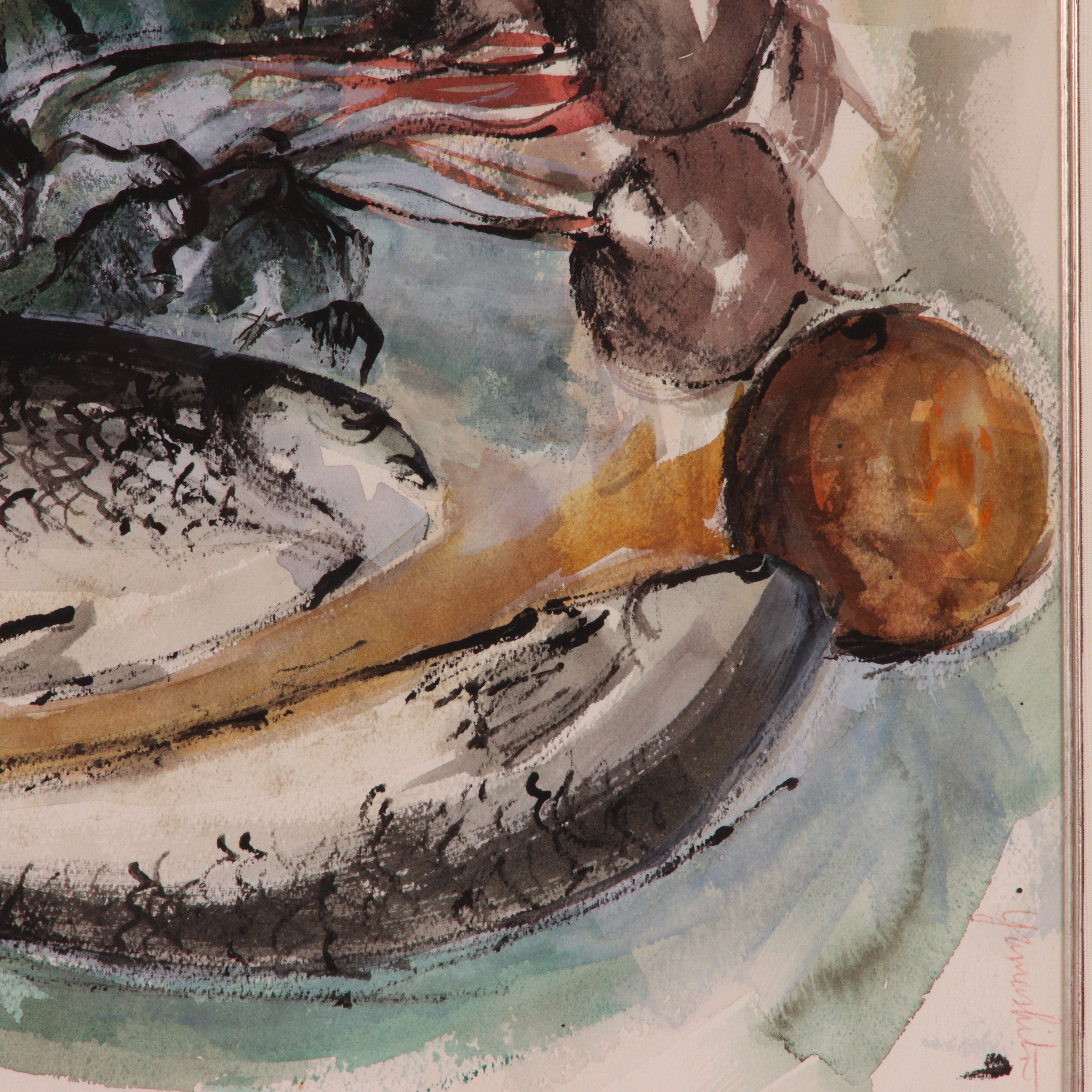 Signed lower right. Yamashita is known for his landscapes and still lifes, with his most recent work reflecting a Post-Impressionist style.