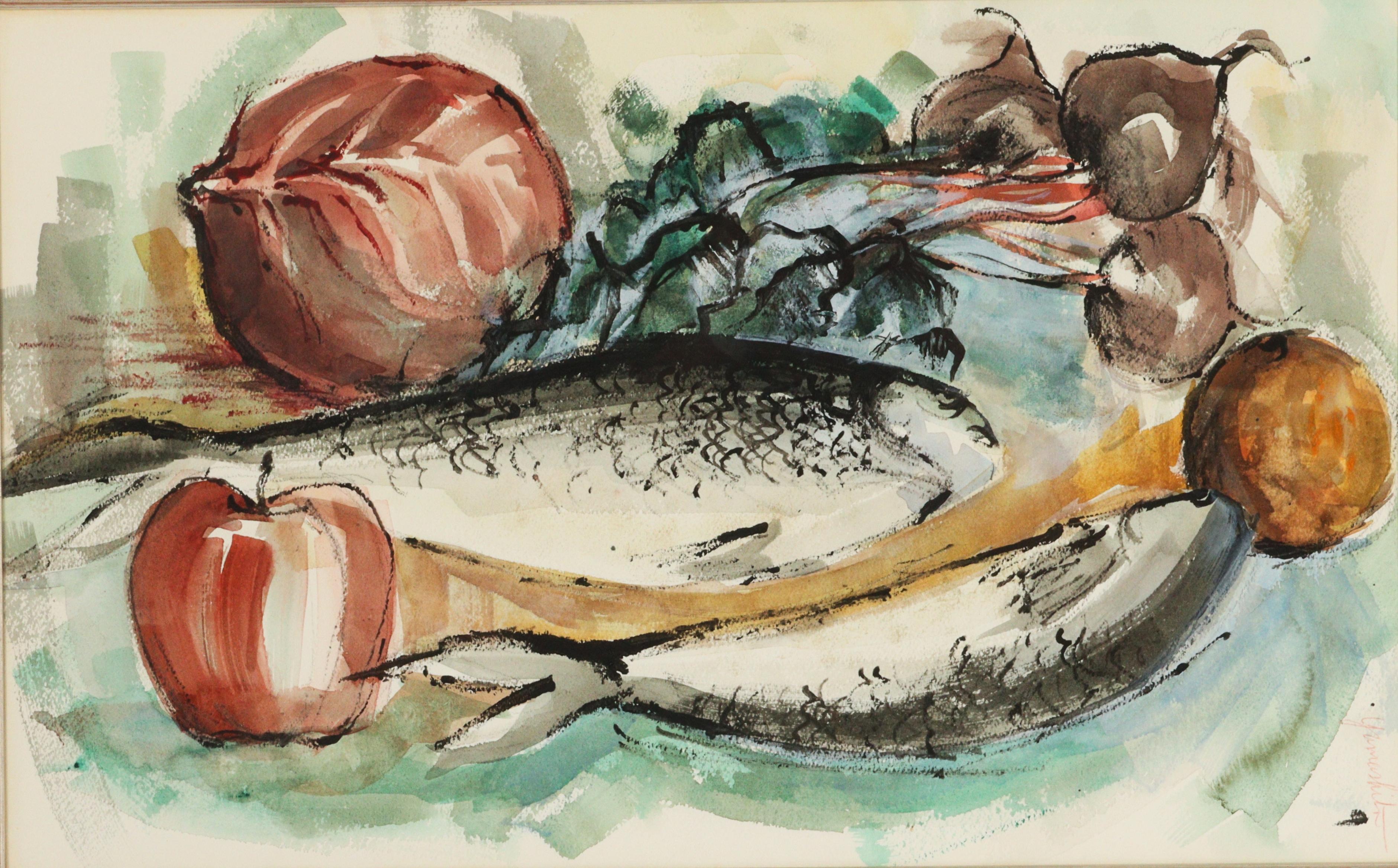 Still Life with Fish For Sale 3