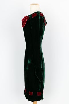 Junko Shimada Kleid aus Seidensamt