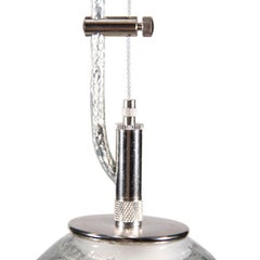 Juno Pendant in Steel Blue from the Vesuvius Collection