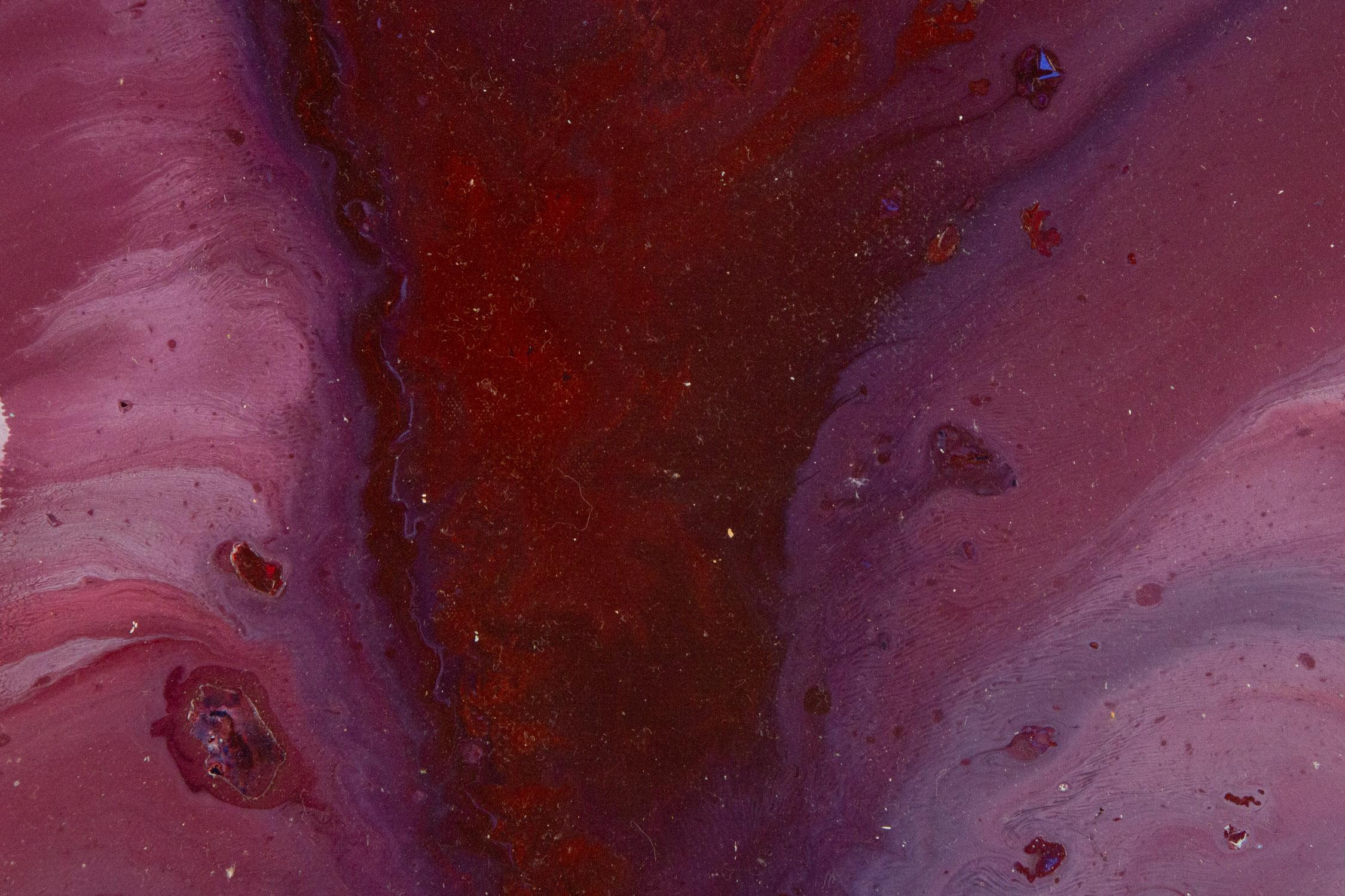 JunWei Zhang Abstraktes Original Ölgemälde auf Leinwand „Purple's Destiny“ im Angebot 5