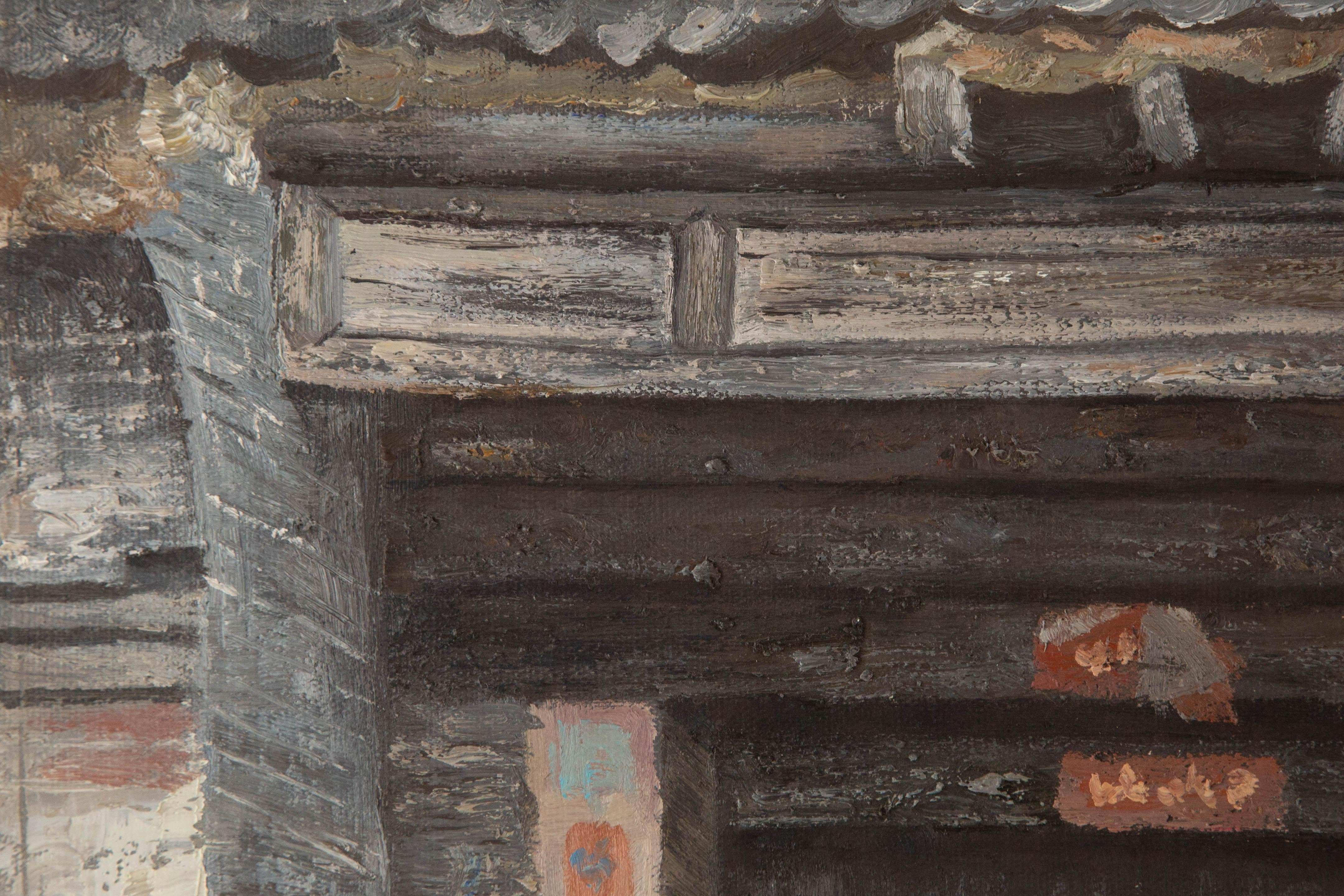 Junwei Zhang Landscape Original Oil On Canvas 