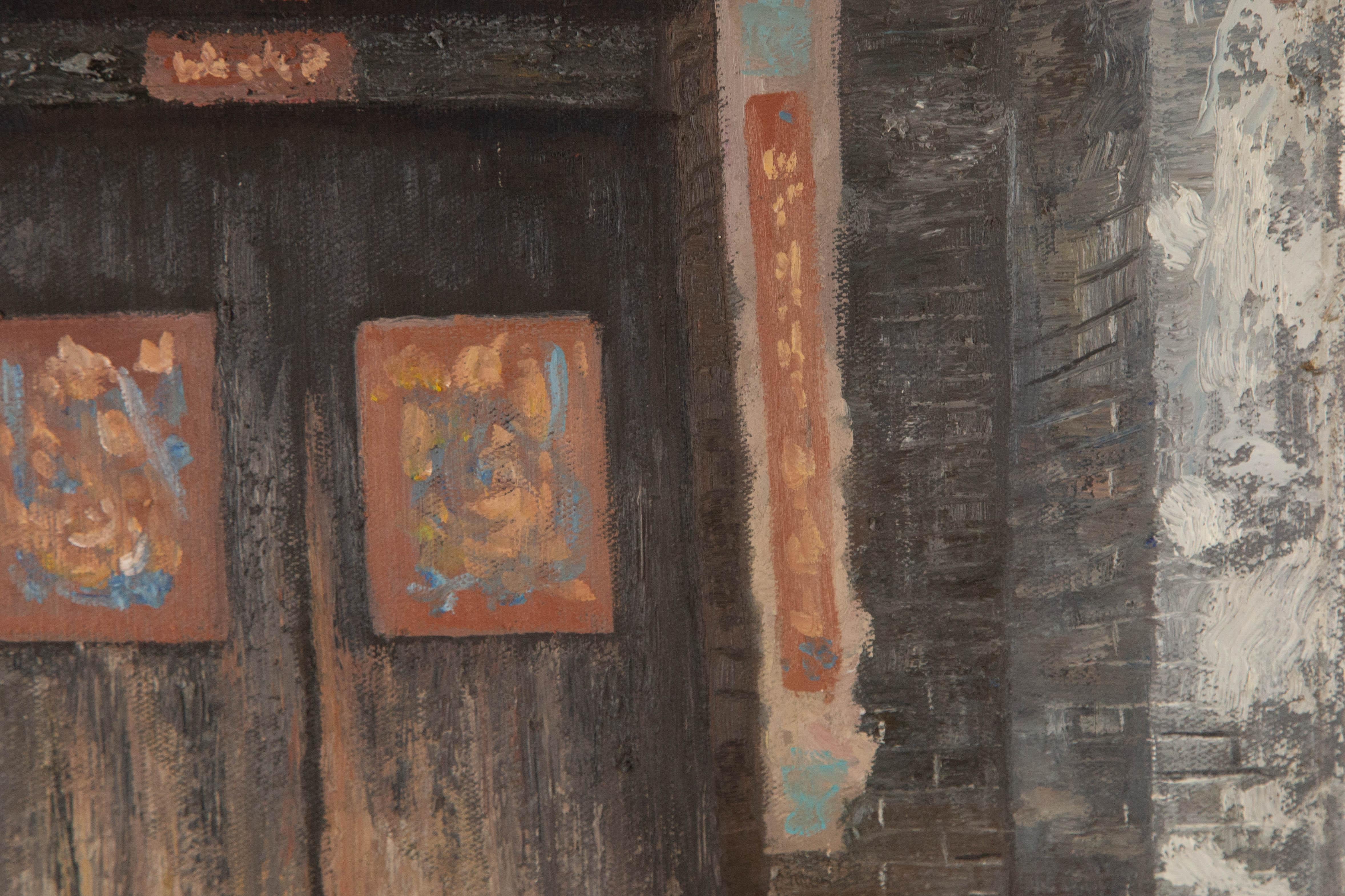 Junwei Zhang Landscape Original Oil On Canvas 