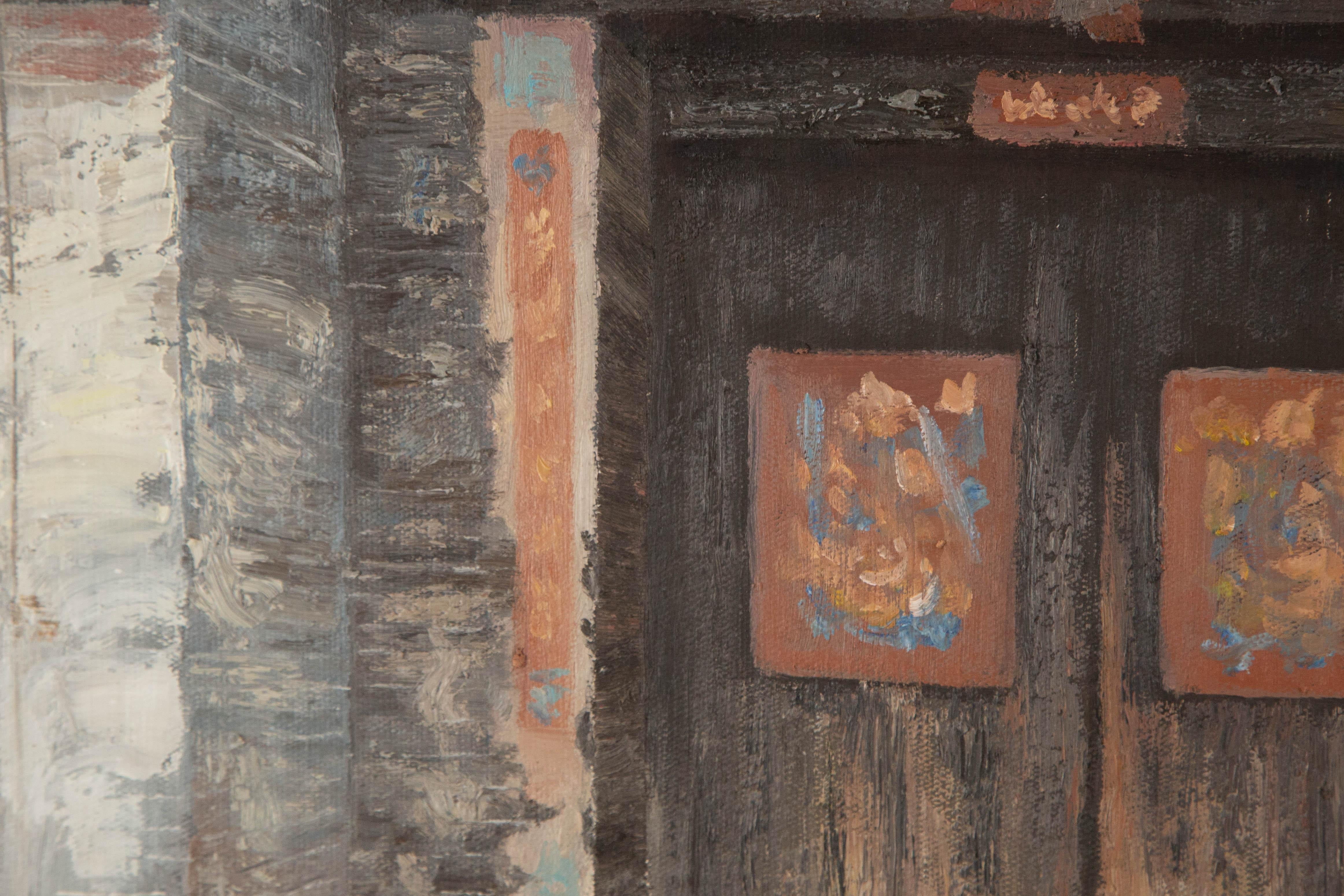 Junwei Zhang Landscape Original Oil On Canvas 