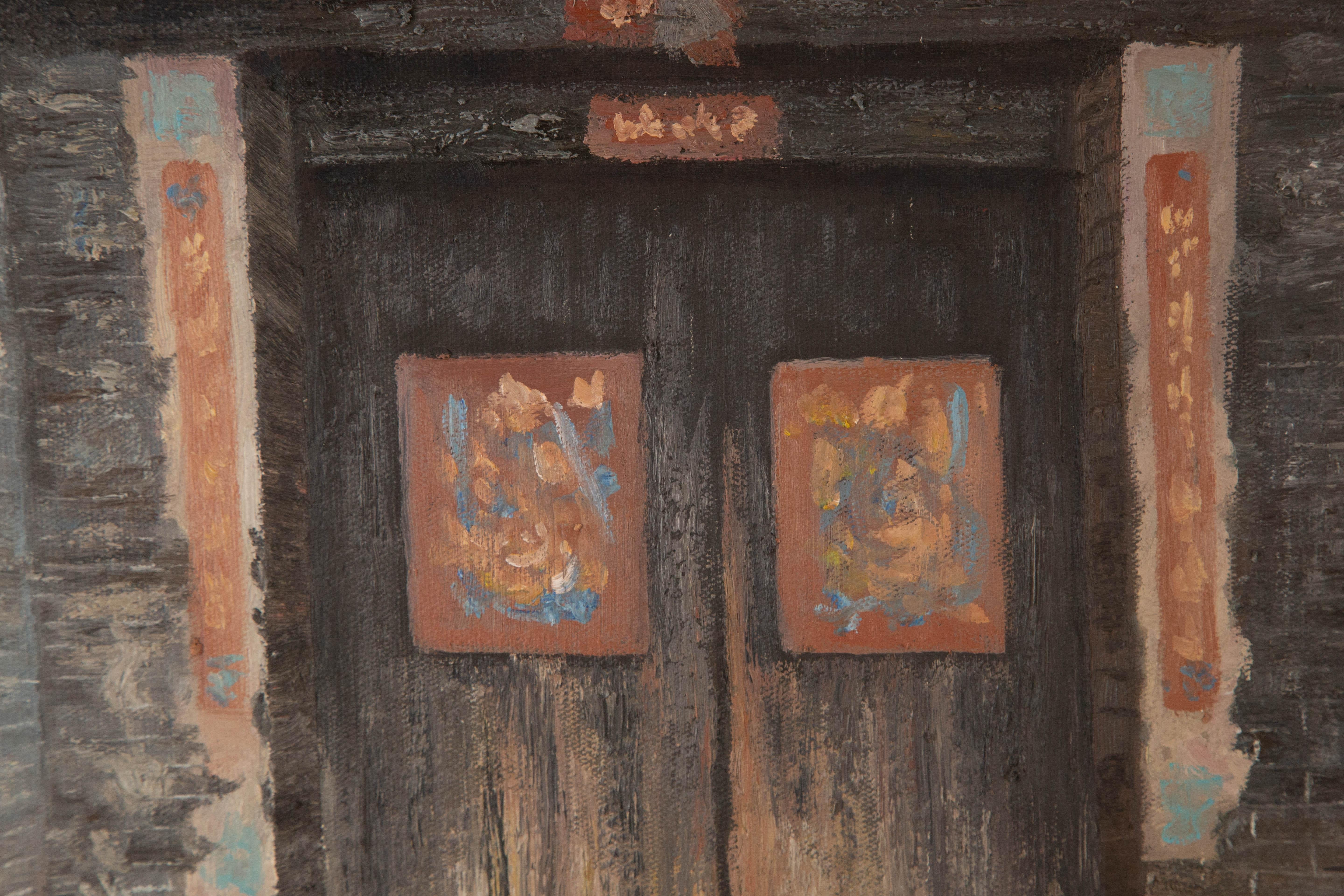 Junwei Zhang Landscape Original Oil On Canvas 