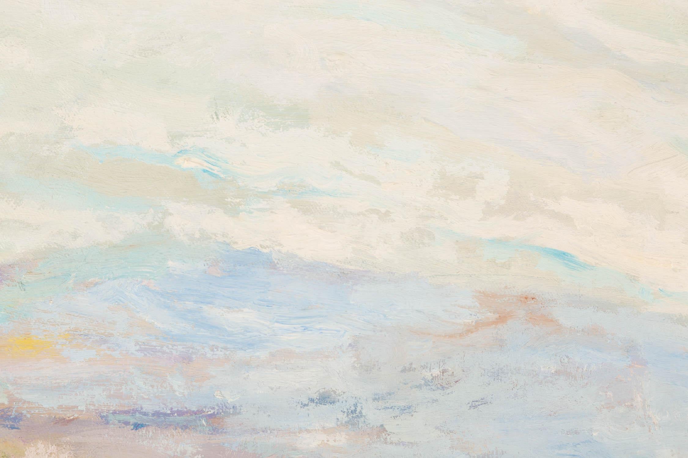 Olio originale su tela di Junxue Xun, impressionista, 