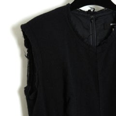 Junya Wanatabe Comme des Garcons Robe FR36/38 Black Felt Knot Dress UK8/10 US6/8