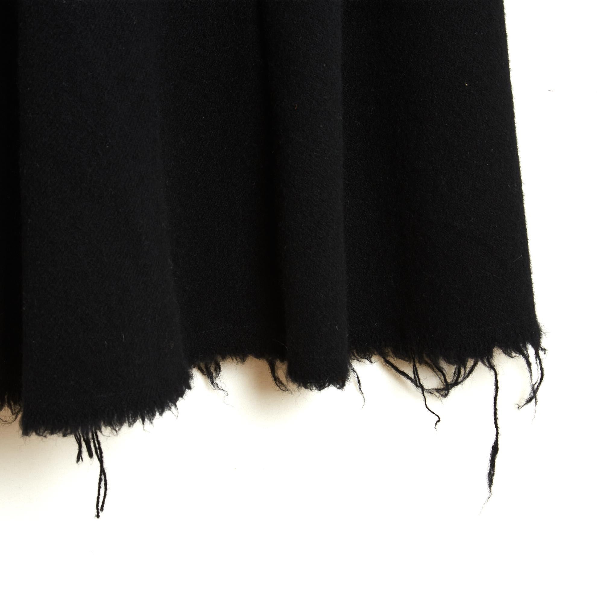 Junya Wanatabe Comme des Garcons Robe FR36/38 Black Felt Knot Dress UK8/10 US6/8 For Sale 1