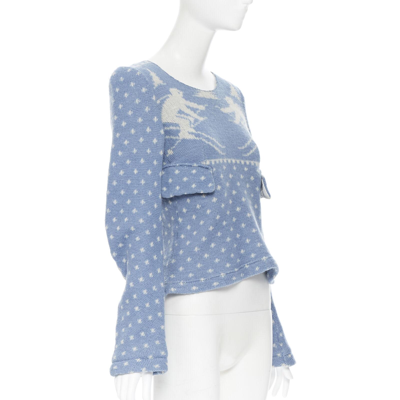 white skier intarsia snowflake 