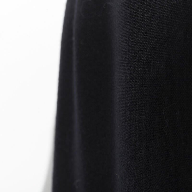 JUNYA WATANABE 1998 black pleated tiered hem pencil skirt S For Sale 4