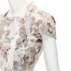 JUNYA WATANABE 2001 vintage floral deconstructed ruffle top S