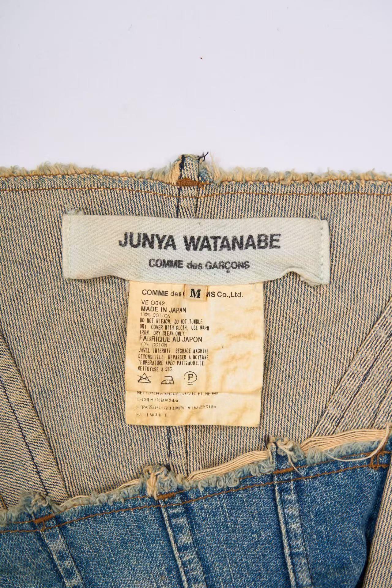 Women's Junya Watanabe 2002 Denim Runway Dress For Sale
