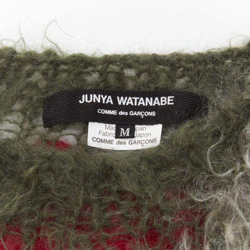 JUNYA WATANABE 2006 Laufsteg Punk-Pullover aus losem Wollstrick im Used-Look M im Angebot 5